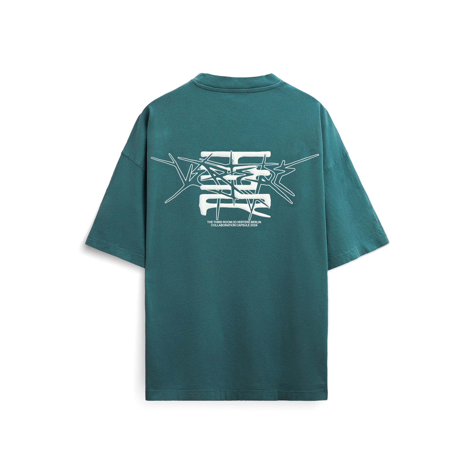 【MIMTHEWARDROBE】 Berlin pigment washed t-shirt/追跡付 THE THIRD ROOM X VERTERE BERLIN SPIKES T-SHIRT - FOREST