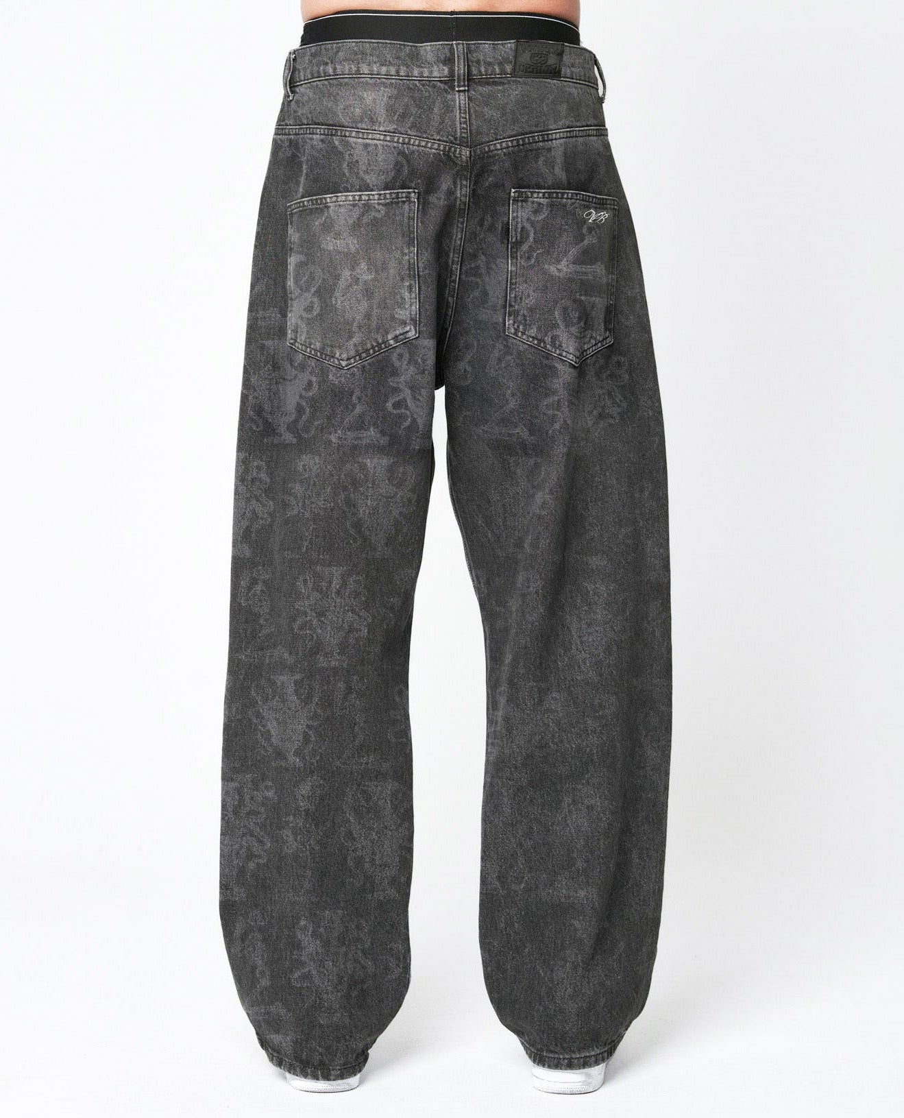 SNAKEBITE DENIM - WASHED BLACK