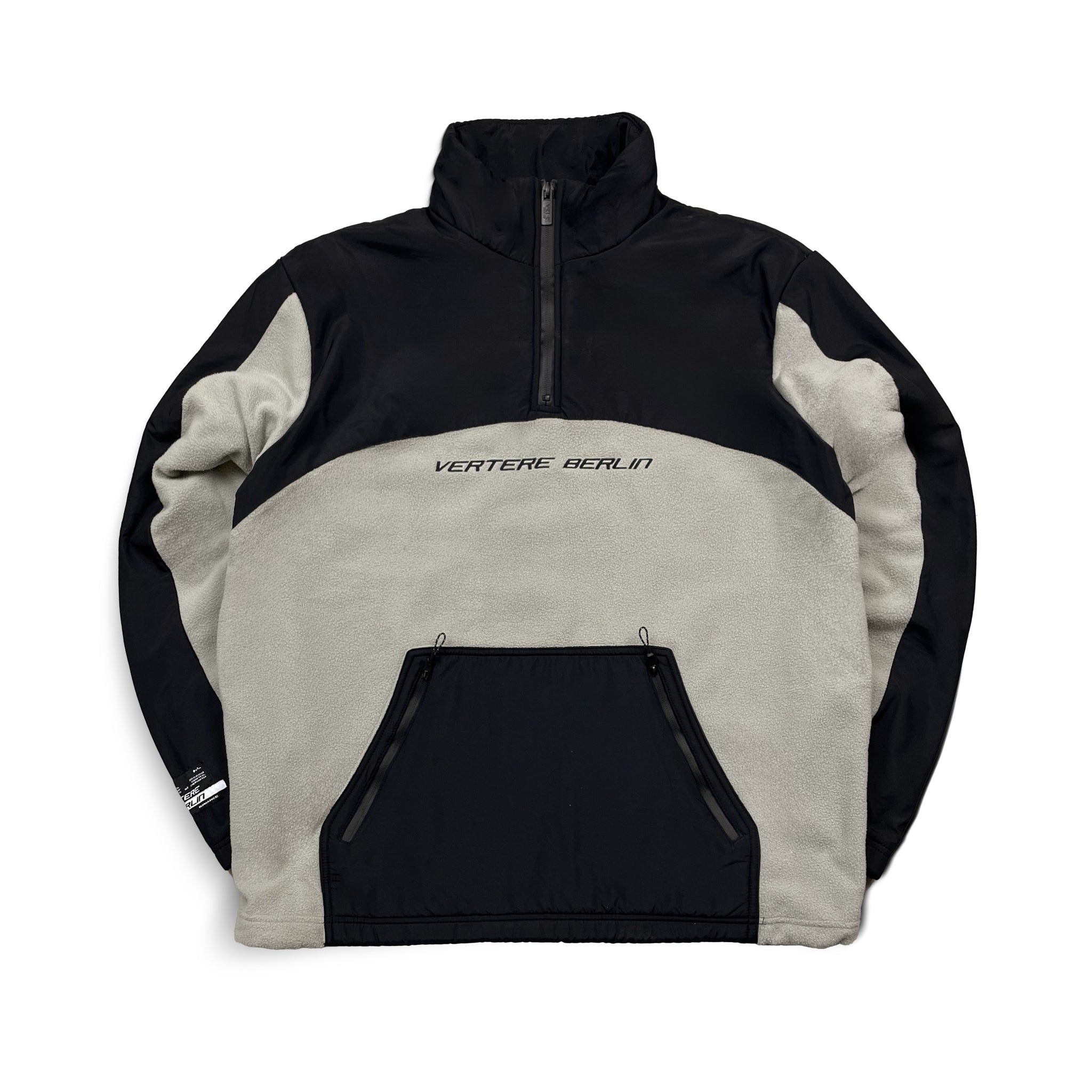 DUO QUARTERZIP FLEECE - BLACK