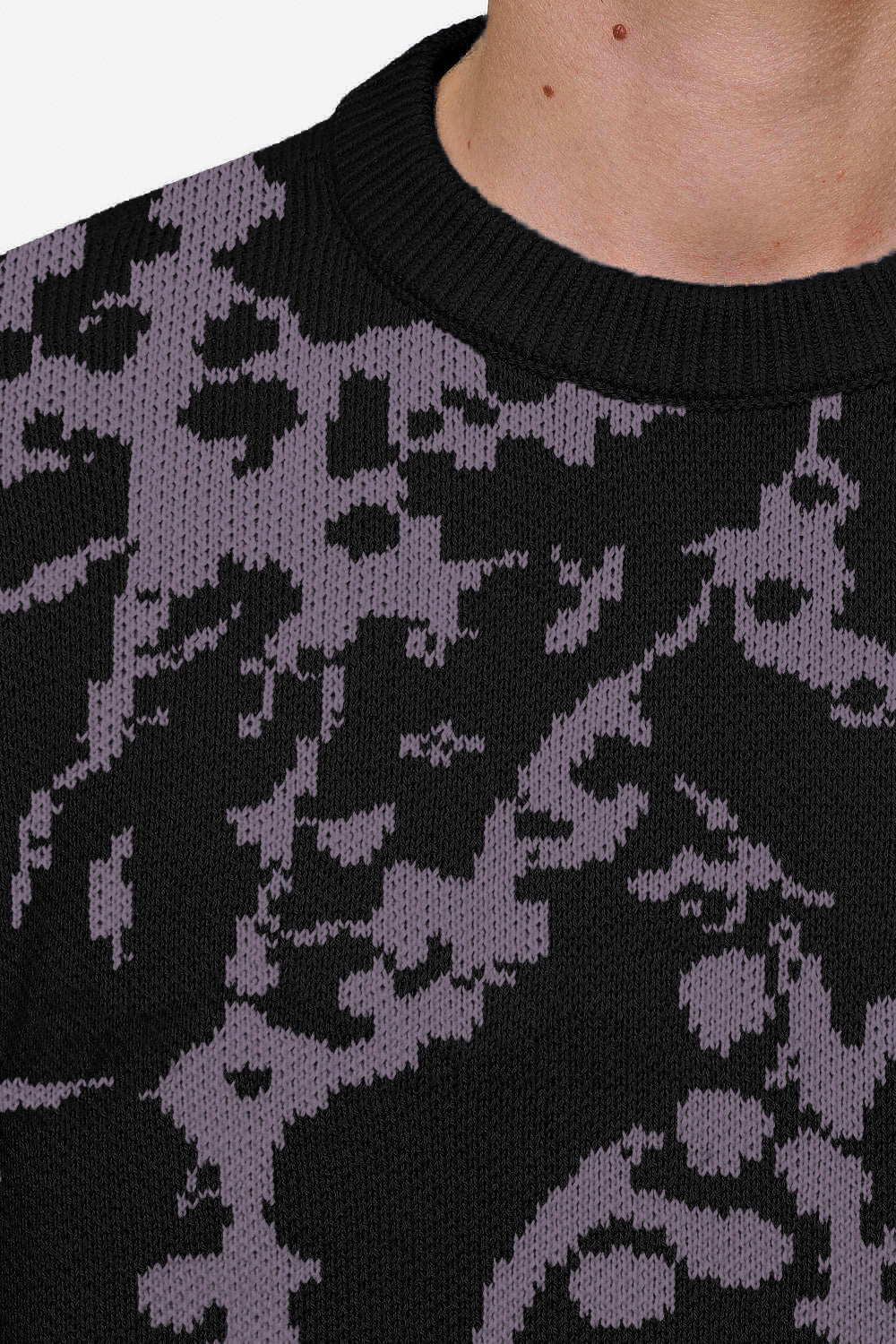 DELTA KNIT SWEATER - BLACK