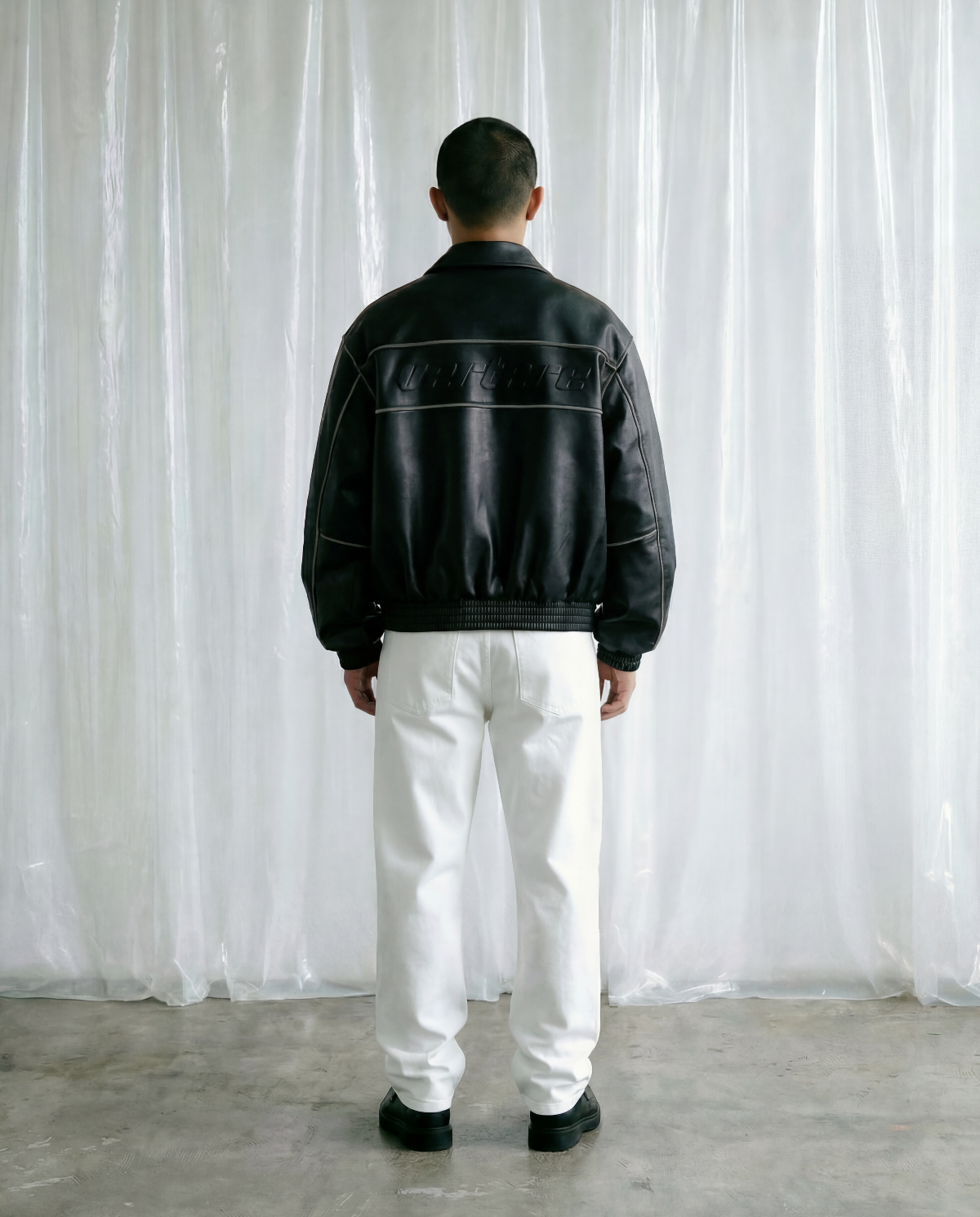 ENIGMA LEATHER JACKET - BLACK – Vertere Berlin