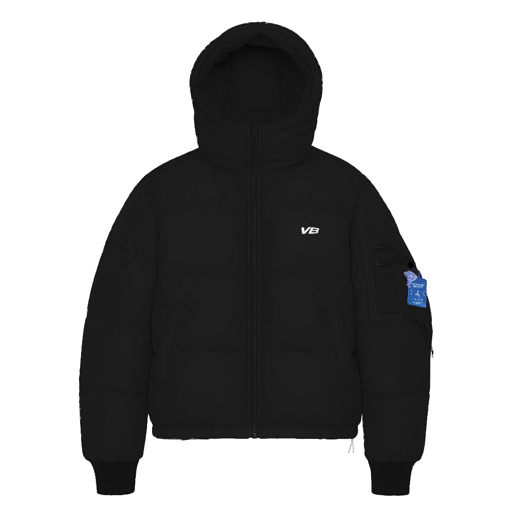 NITE PUFFER JACKET - BLACK