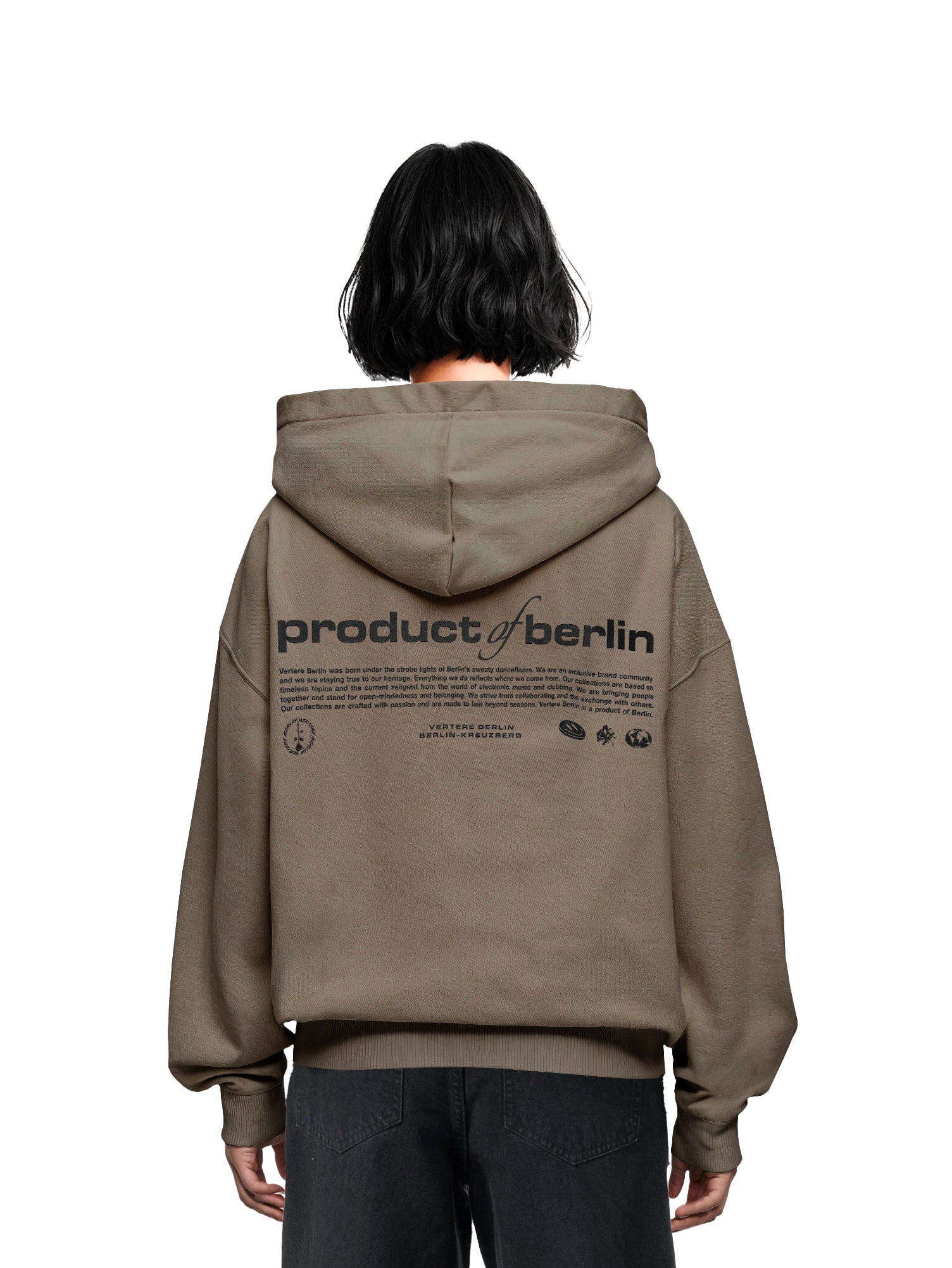 PRODUCT OF BERLIN HOODIE OAK - Main Image
