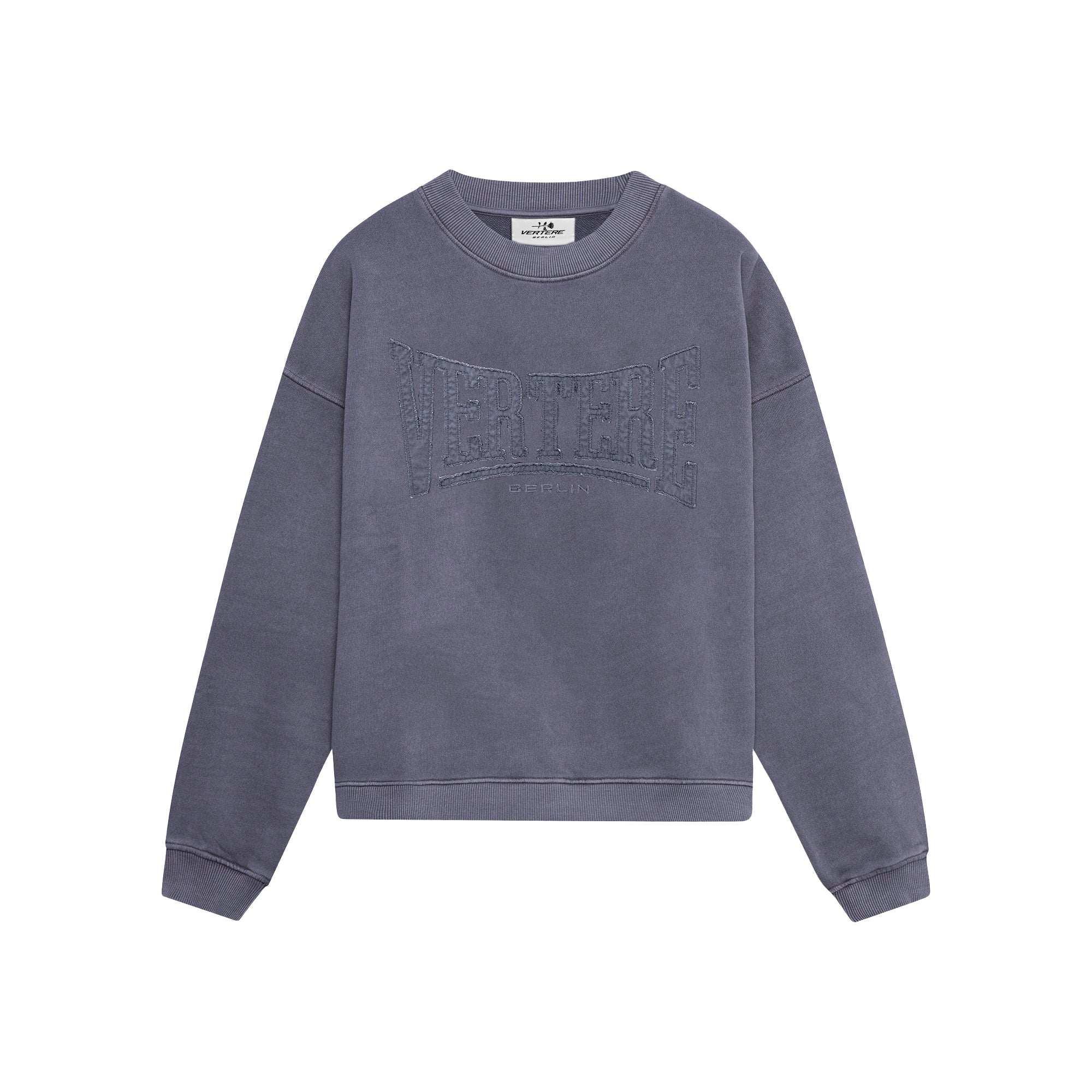 UPPERCUT PATCH SWEATER - WASHED PURPLE