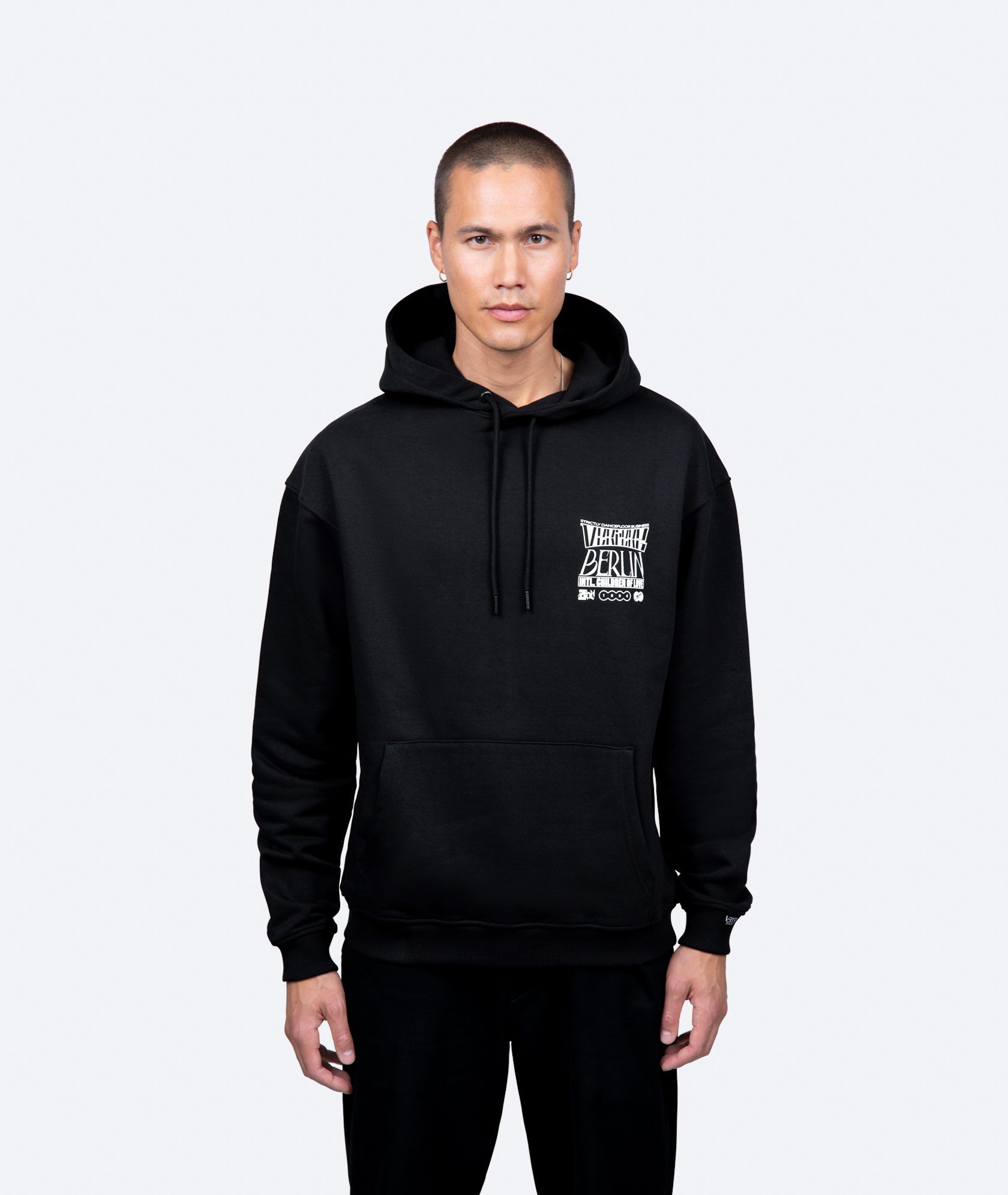 CHILDREN OF LOVE HOODIE - BLACK