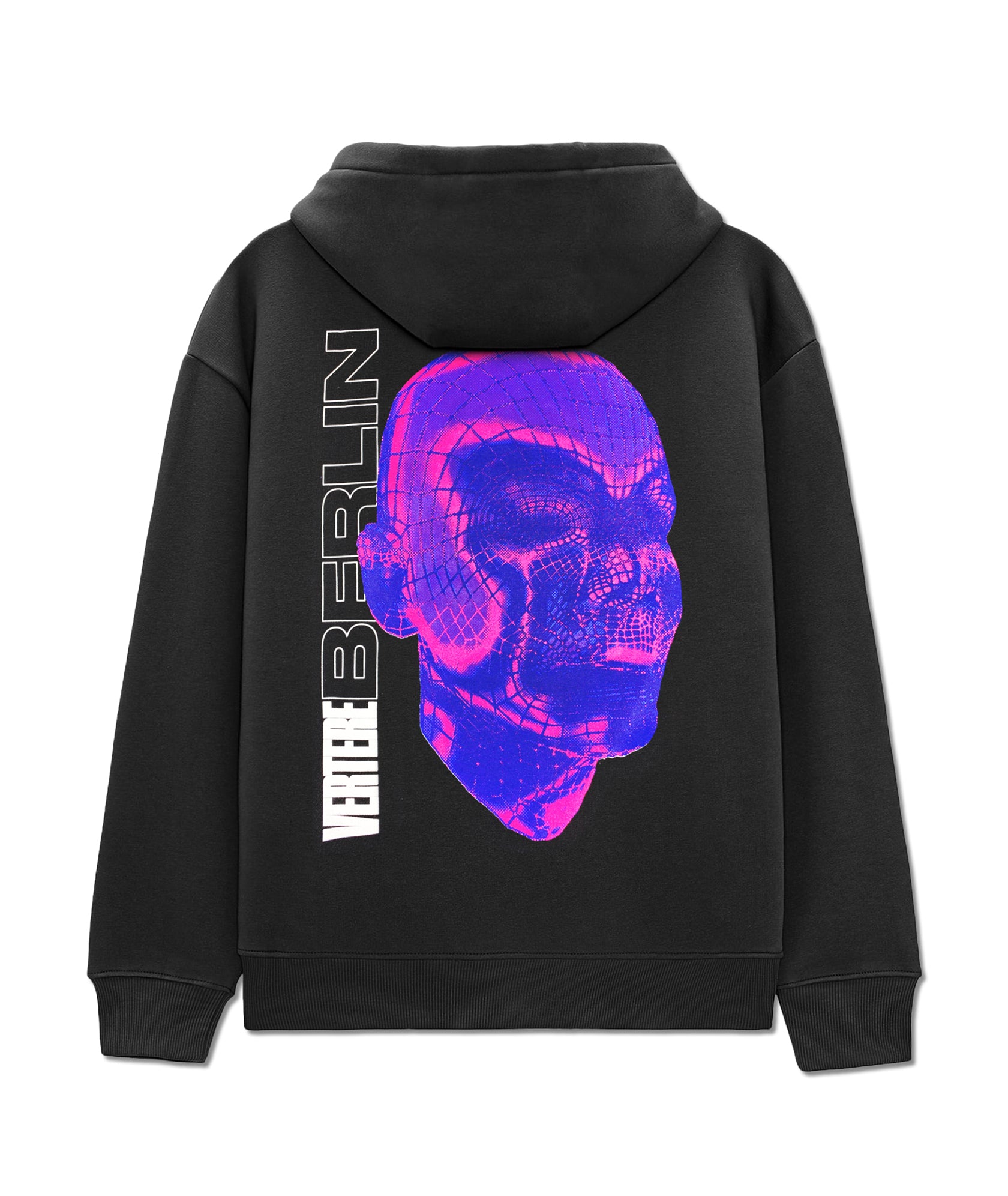GRID HOODIE - WASHED BLACK