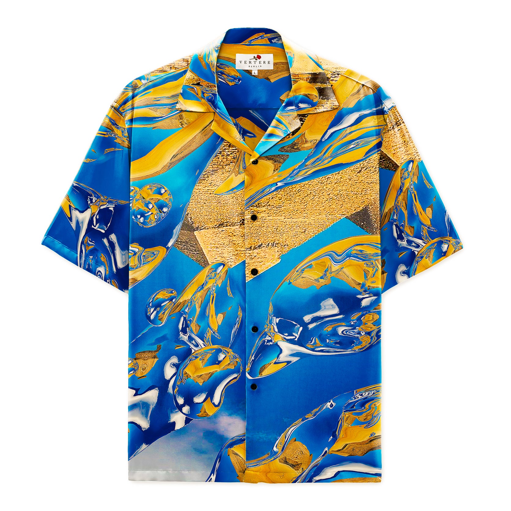 DUAT PYRAMIDS VISCOSE SHIRT - MULTI