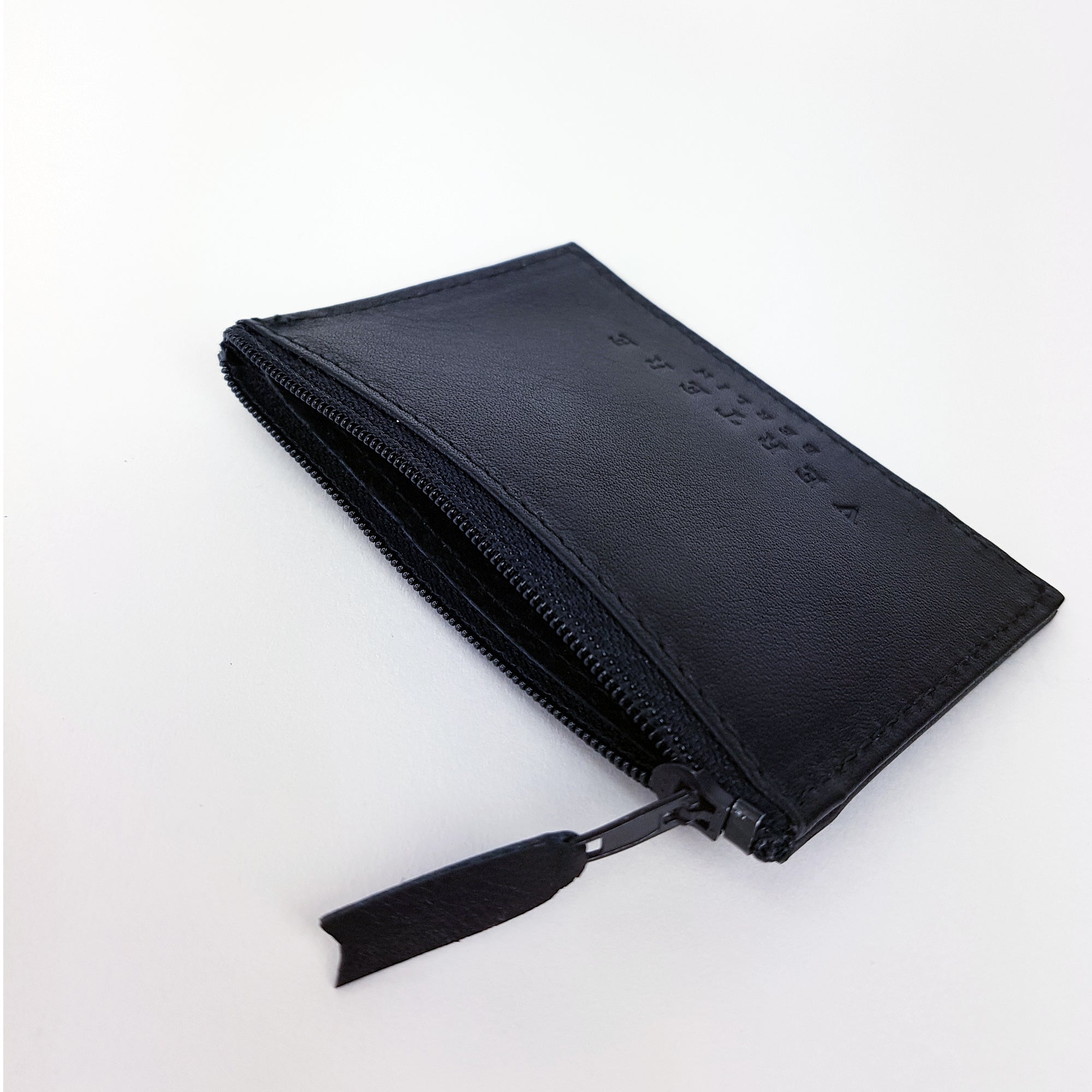 LEATHER WALLET - BLACK