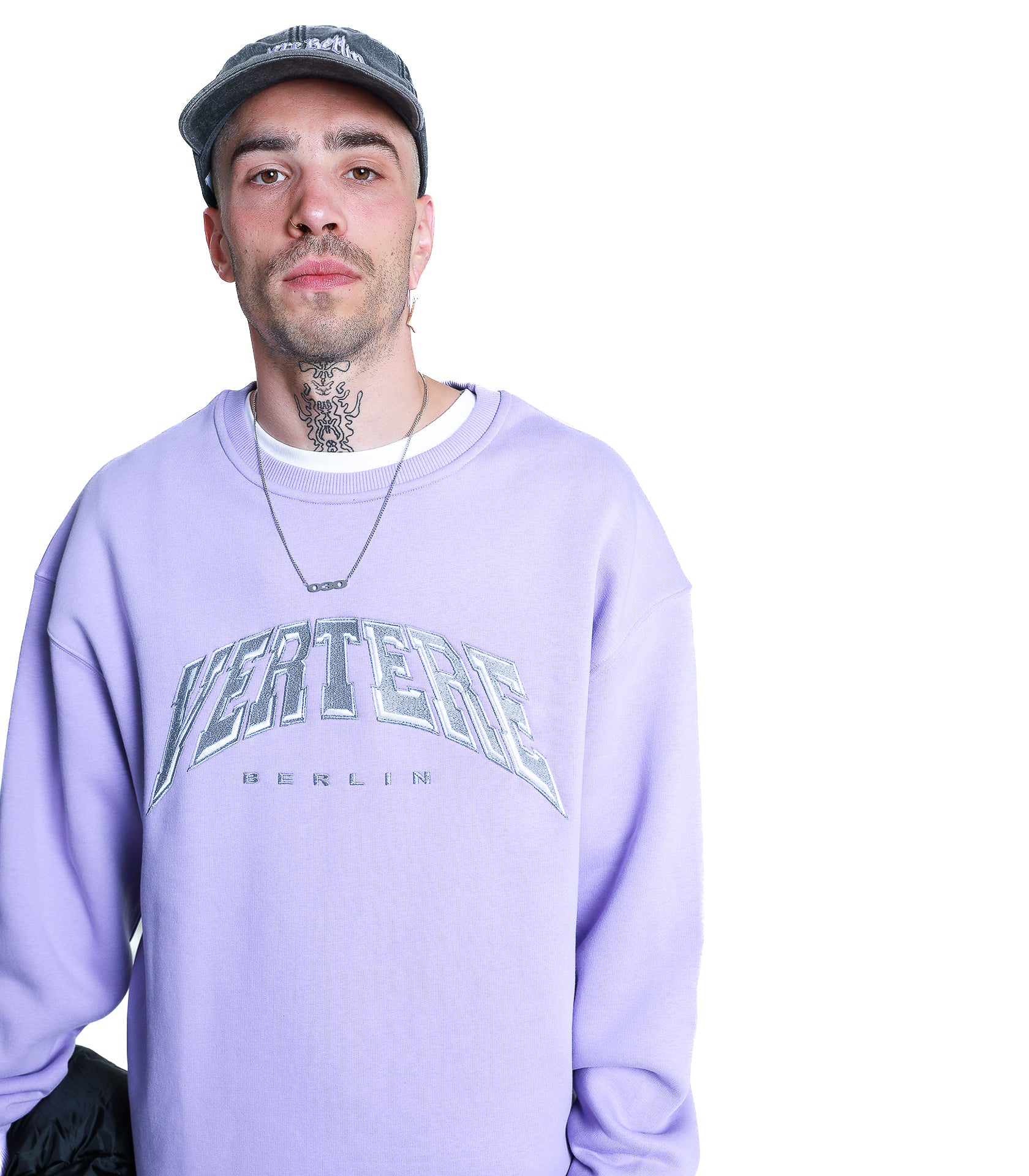 COLLEGE SWEATER - PURPLE