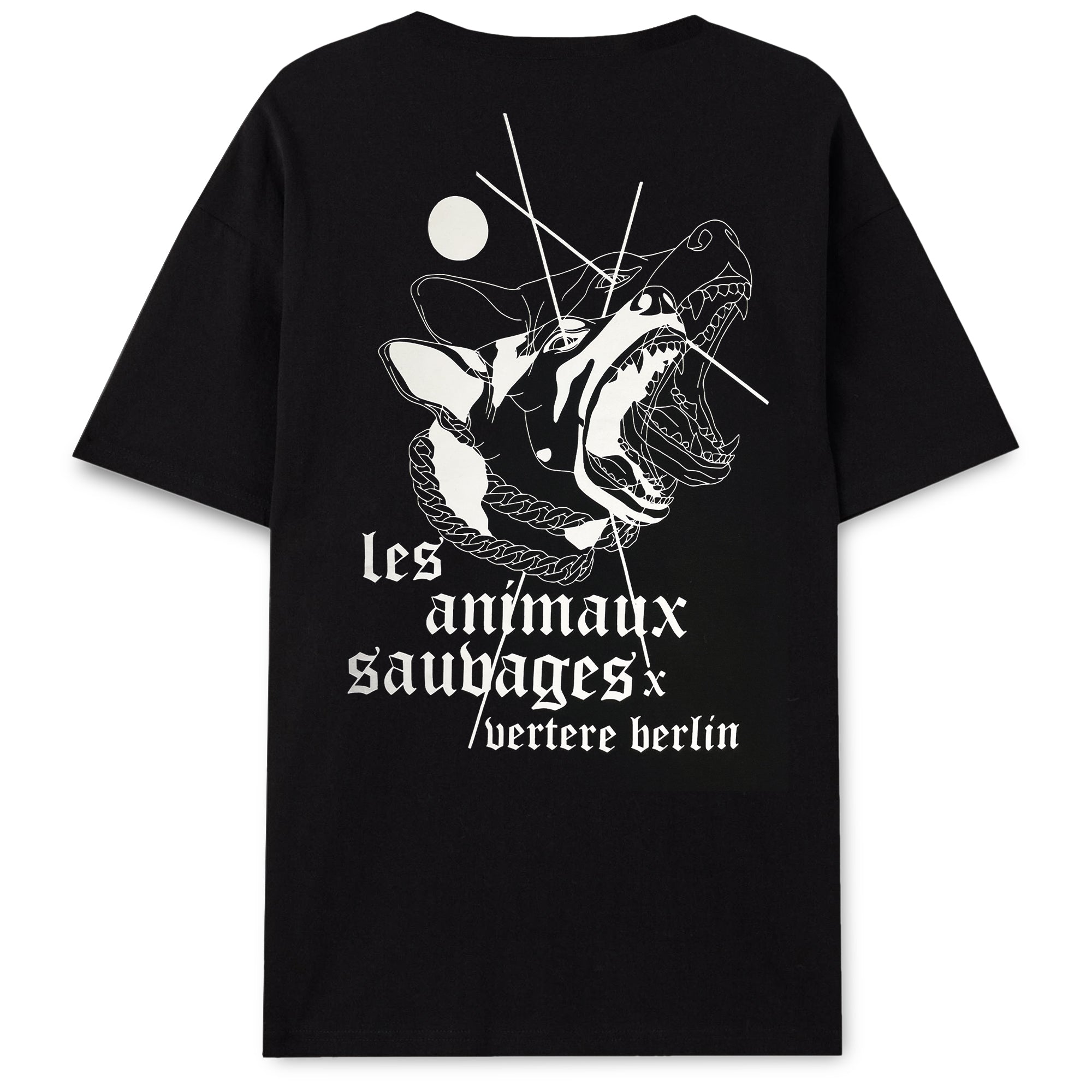 ANIMAUX SAUVAGES DOG T-SHIRT - BLACK