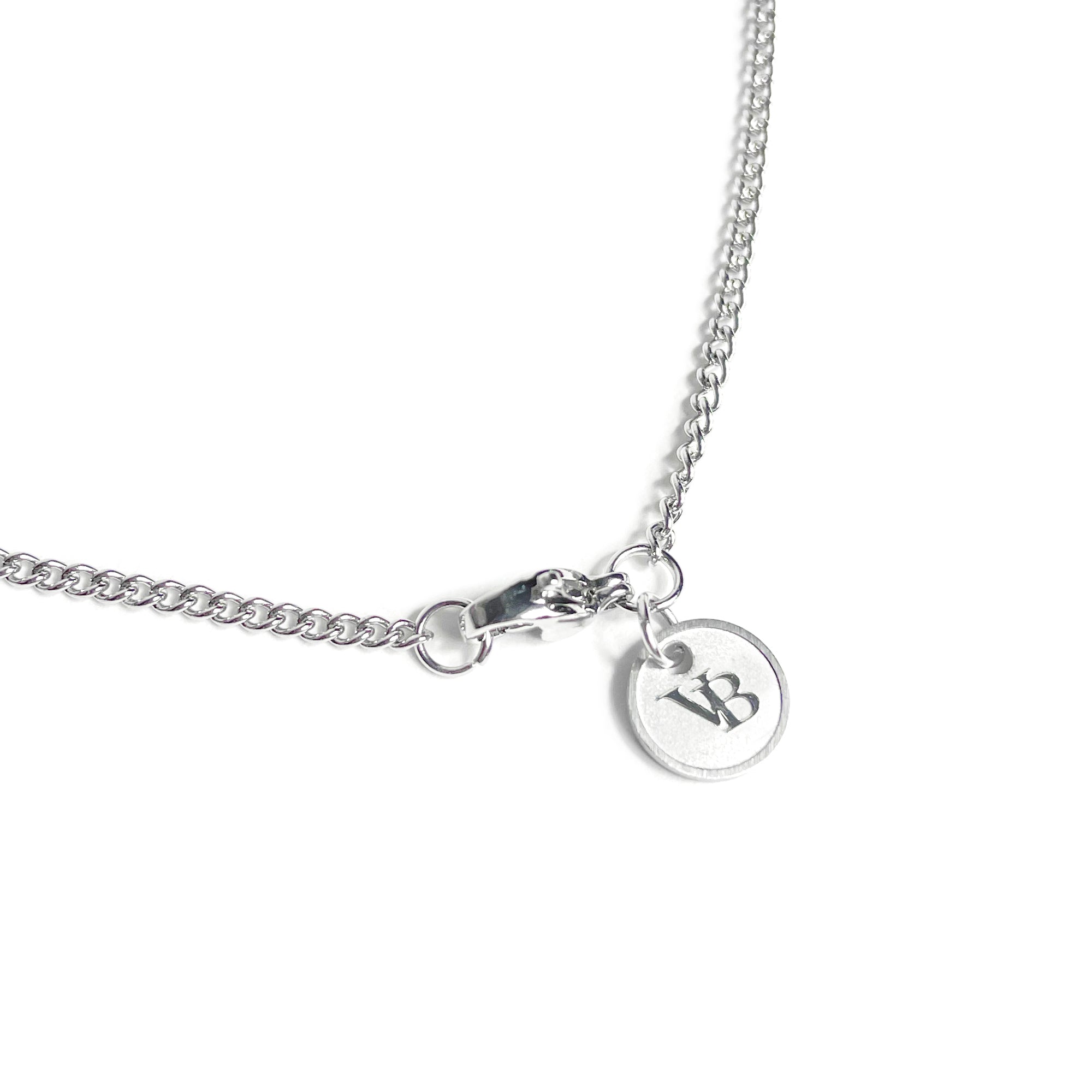 ROSE PENDANT NECKLACE - SILVER