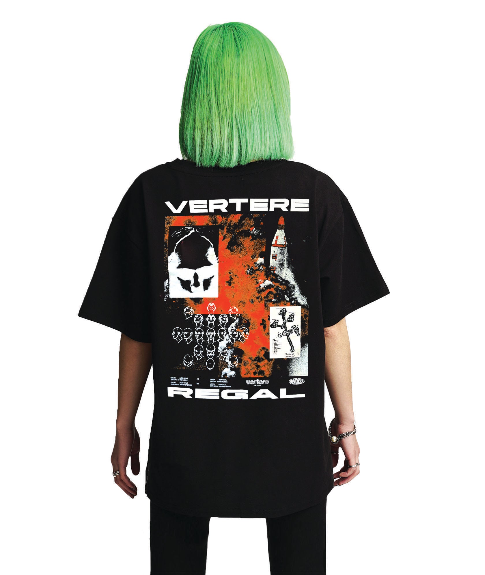 REGAL X VERTERE BERLIN REWORKS 2.0 T-SHIRT - BLACK