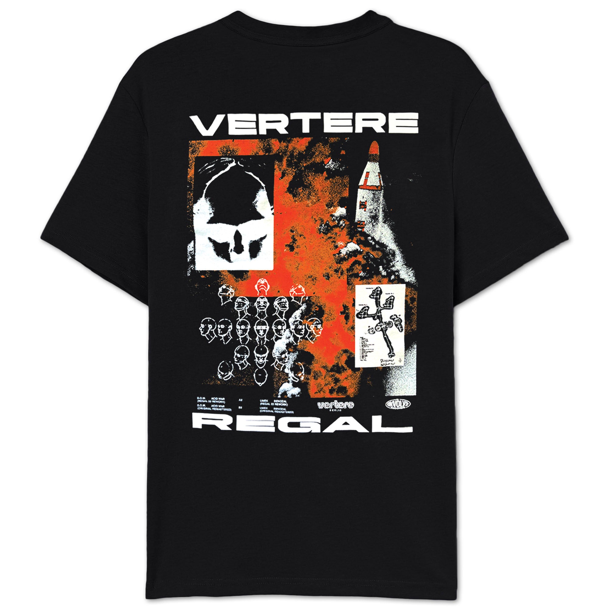 REGAL X VERTERE BERLIN REWORKS 2.0 T-SHIRT - BLACK